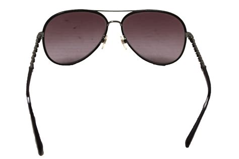 chanel sunglasses leather arms|CHANEL Sunglasses: Pilot Sunglasses, metal & calfskin — .